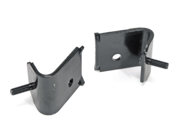 64-65 V8 ENGINE MOTOR MOUNT INTERMEDIATE SUPPORT BRACKETS