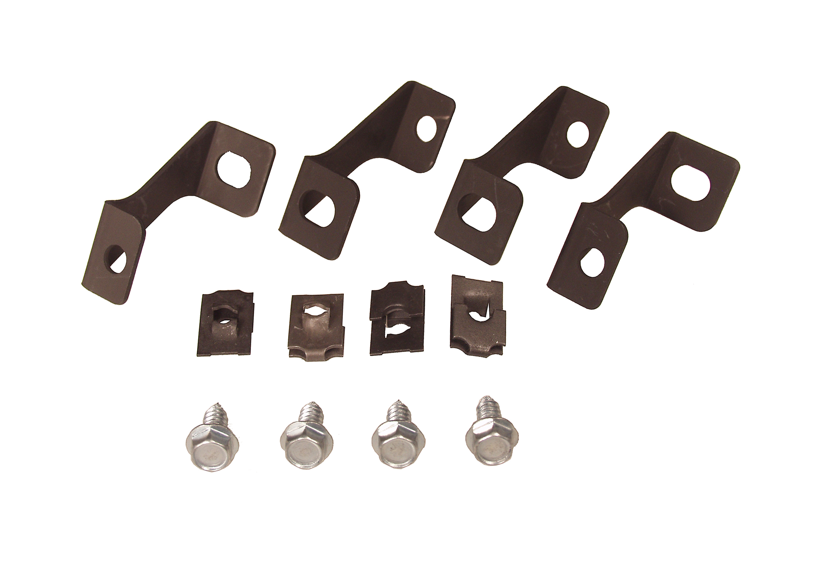 (image for) 65-66 2 ROW FAN SHROUD BRACKETS INSTALL KIT - 12 PCS