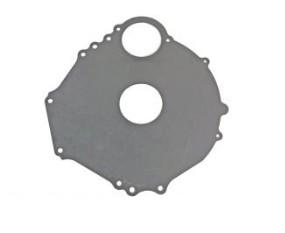 65-68 289 WITH 6 BOLT MANUAL TRANSMISSION TO BLOCK SPACER PLATE (image for) 65-68 289 WITH 6 BOLT MANUAL TRANSMISSION TO BLOCK SPACER PLATE