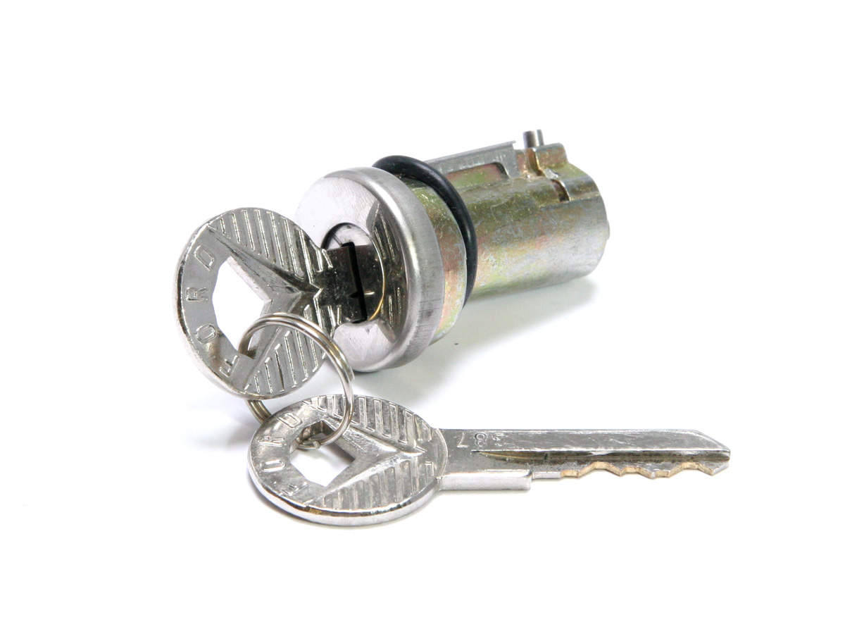 (image for) 65-66 TRUNK LOCK CYLINDER - WITH KEYS