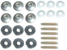 (image for) 65-66 QUARTER EXTENSION FASTENERS AND STUDS - 24 PCS