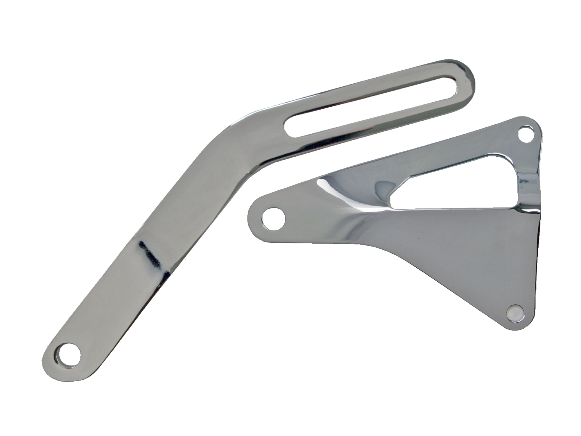 (image for) 65-73 ALTERNATOR BRACKET & ADJUSTER ARM CHROME