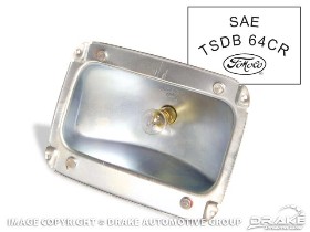 (image for) 65-66 TAIL LIGHT HOUSING WITH LOGO