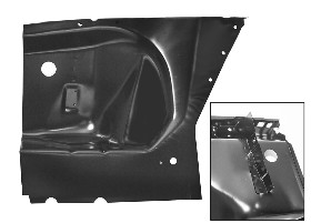 65-66 RH FRONT FENDER APRON CONCOURS (image for) 65-66 RH FRONT FENDER APRON CONCOURS