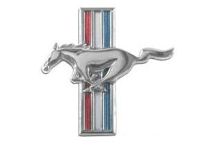 67-68 Mustang 351 Running Horse Emblem LH 