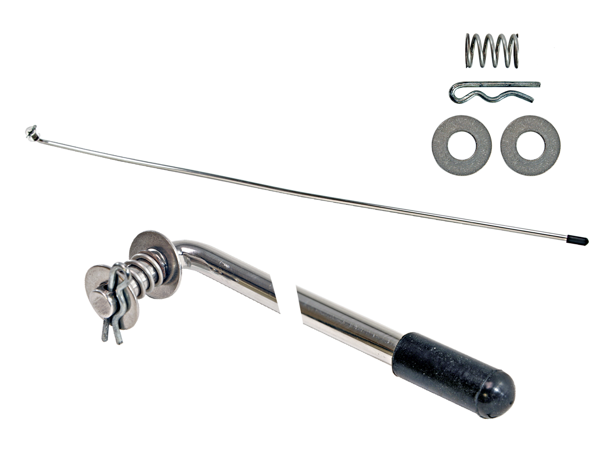 (image for) 64-68 STAINLESS HOOD PROP ROD
