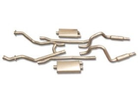 65-66 "K" CODE GT DUAL EXHAUST KIT WITH RESONATORS (image for) 65-66 "K" CODE GT DUAL EXHAUST KIT WITH RESONATORS