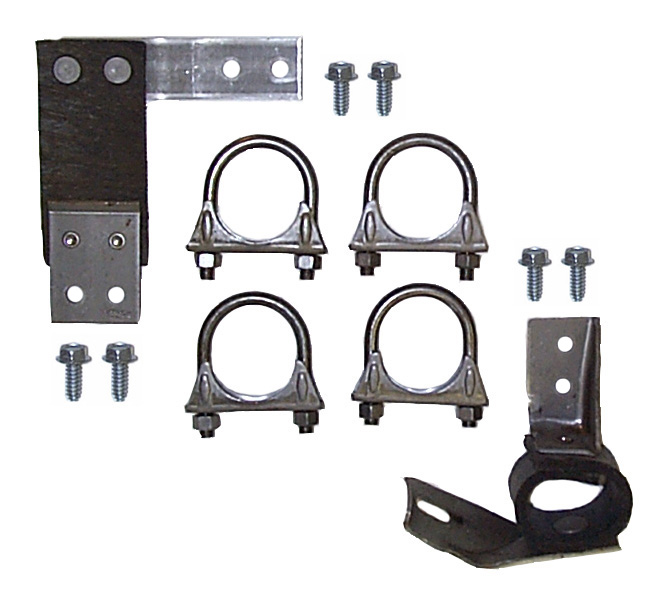 64-66 MUSTANG EXHAUST HANGER KIT - V8 SINGLE EXHAUST 2" (image for) 64-66 MUSTANG EXHAUST HANGER KIT - V8 SINGLE EXHAUST 2"