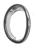 65-66 GT EXHAUST TIP MOLDING (image for) 65-66 GT EXHAUST TIP MOLDING