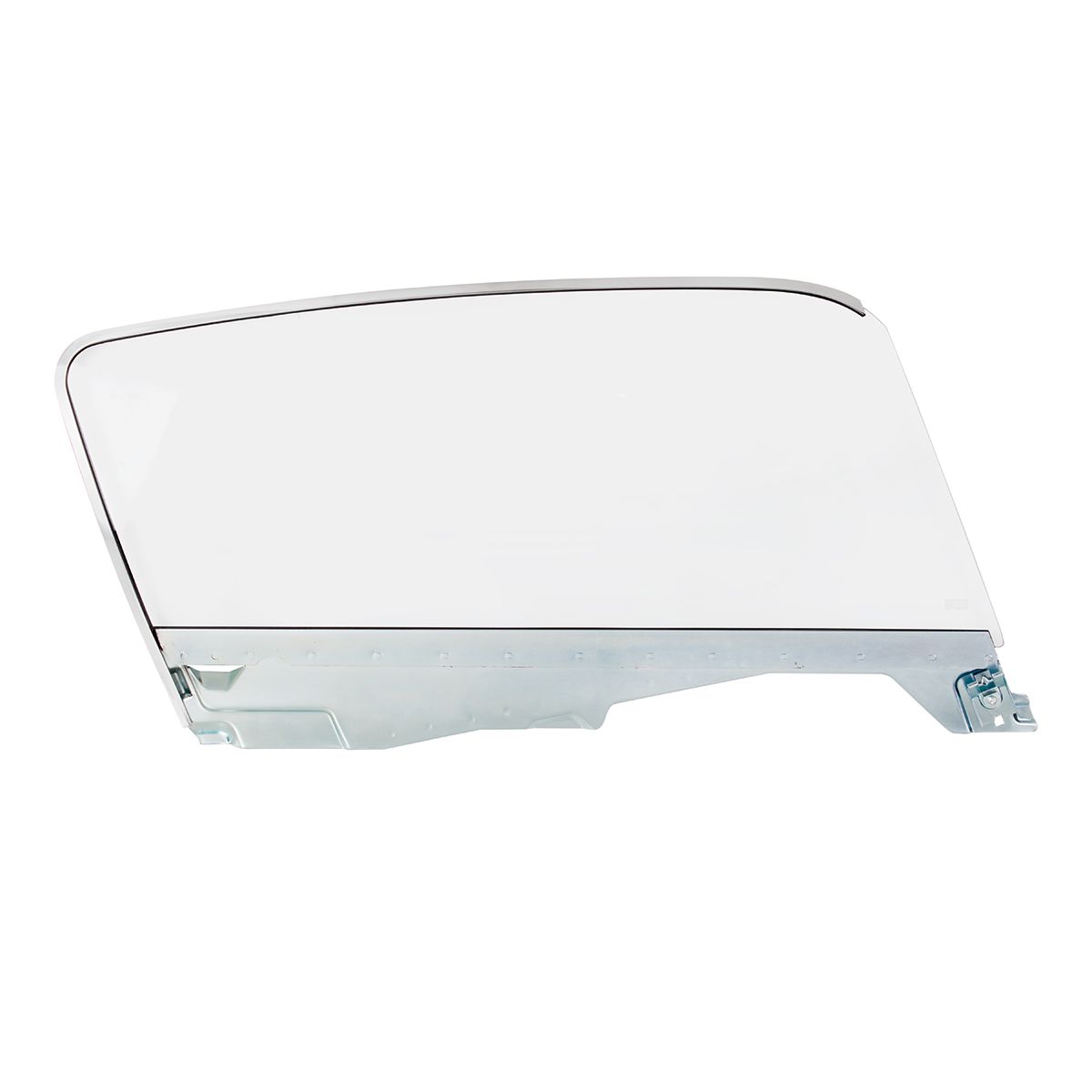 (image for) 65-66 RH FASTBACK DOOR WINDOW GLASS ASSY- WITH FRAME - CLEAR