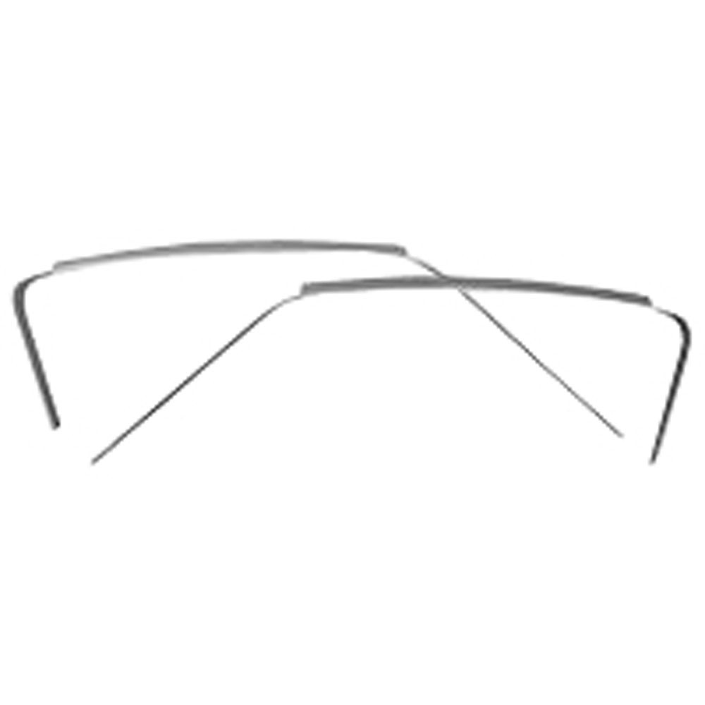 (image for) 65-66 FASTBACK ROOF DRIP RAIL CHANNELS