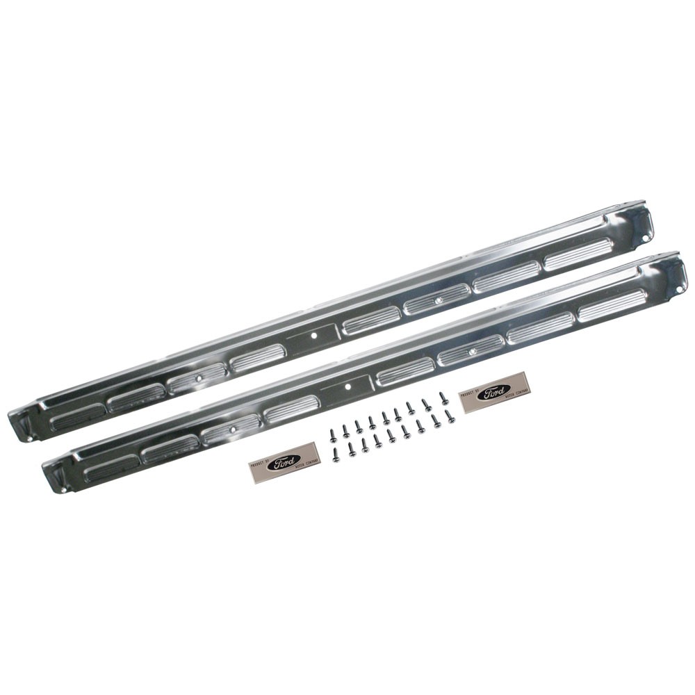 65-66 DOOR SILL PLATE KIT - COUPE/FASTBACK