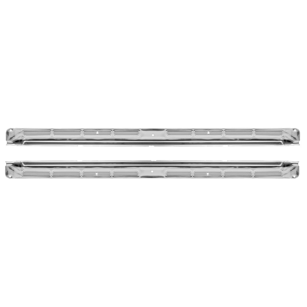 64-68 COUPE / FASTBACK STAINLESS STEEL DOOR SILL PLATES (image for) 64-68 COUPE / FASTBACK STAINLESS STEEL DOOR SILL PLATES