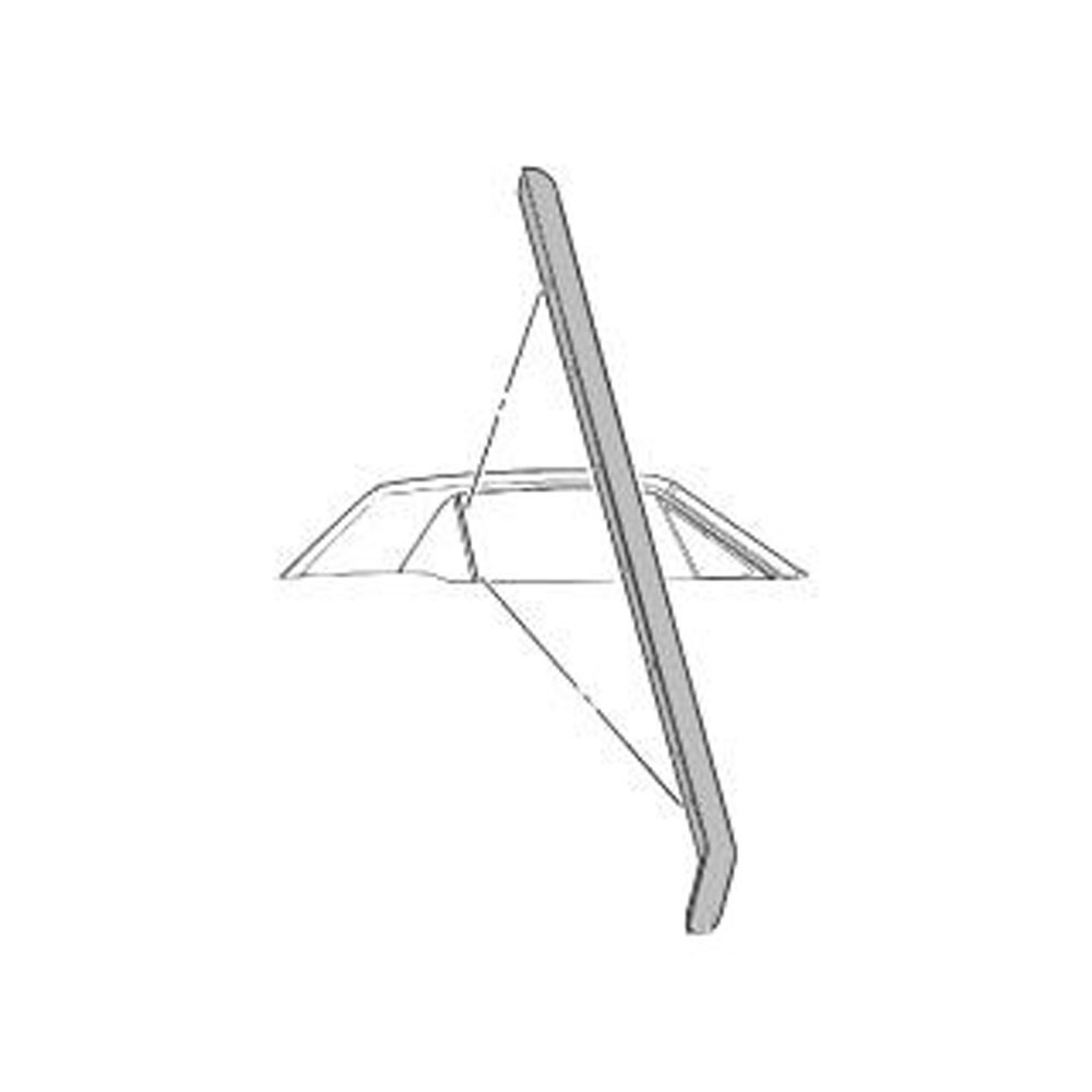 65-68 RH COUPE QUARTER WINDOW WEATHERSTRIP - FRONT (image for) 65-68 RH COUPE QUARTER WINDOW WEATHERSTRIP - FRONT