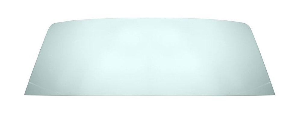 (image for) 65-68 COUPE REAR BACK WINDOW GLASS - GREEN TINT