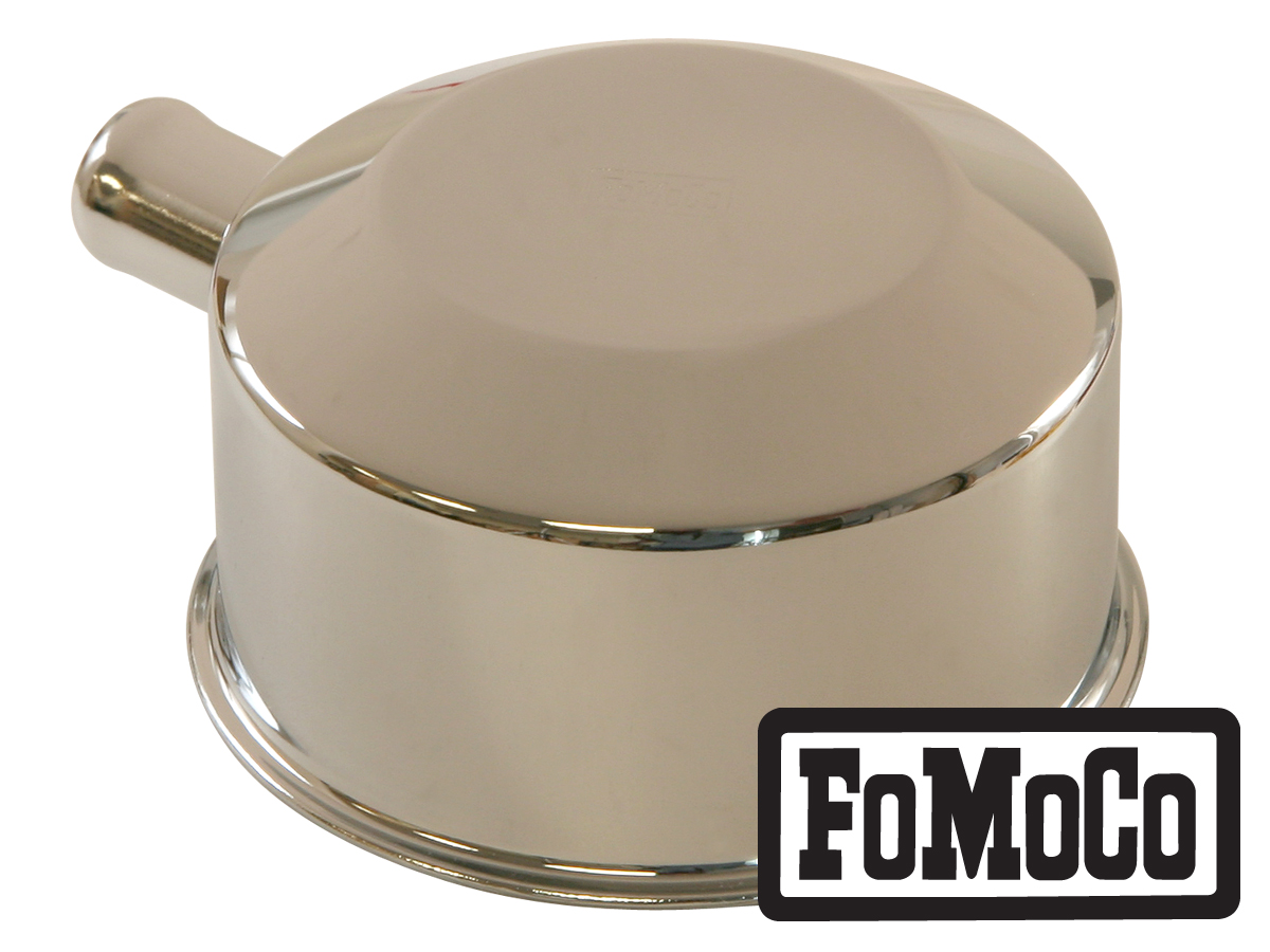 65-66 CHROME OIL BREATHER CAP - PUSH ON CLOSED
