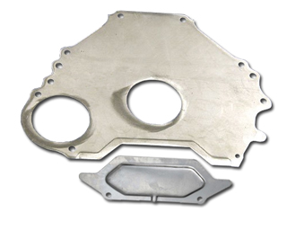 65-68 C4 289 6-BOLT BLOCK & INSPECTION PLATE SET (image for) 65-68 C4 289 6-BOLT BLOCK & INSPECTION PLATE SET