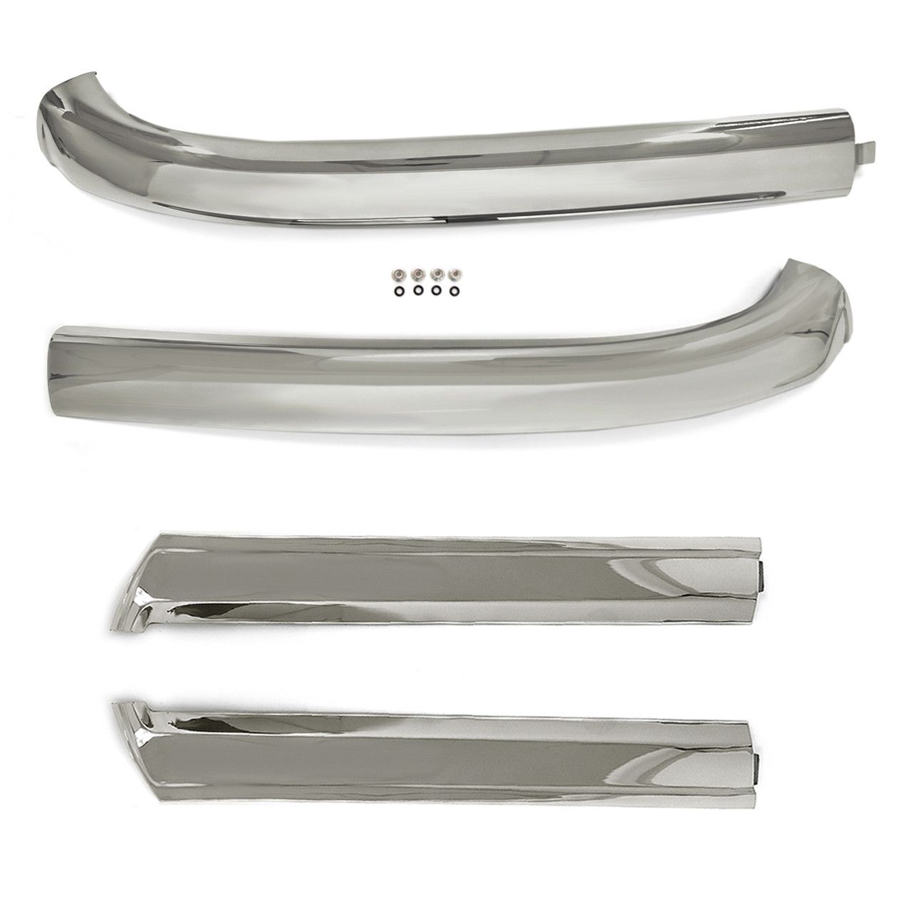 65-68 MUSTANG CONVERTIBLE UPPER / SIDE WINDSHIELD MOLDING, 4 PCS (image for) 65-68 MUSTANG CONVERTIBLE UPPER / SIDE WINDSHIELD MOLDING, 4 PCS