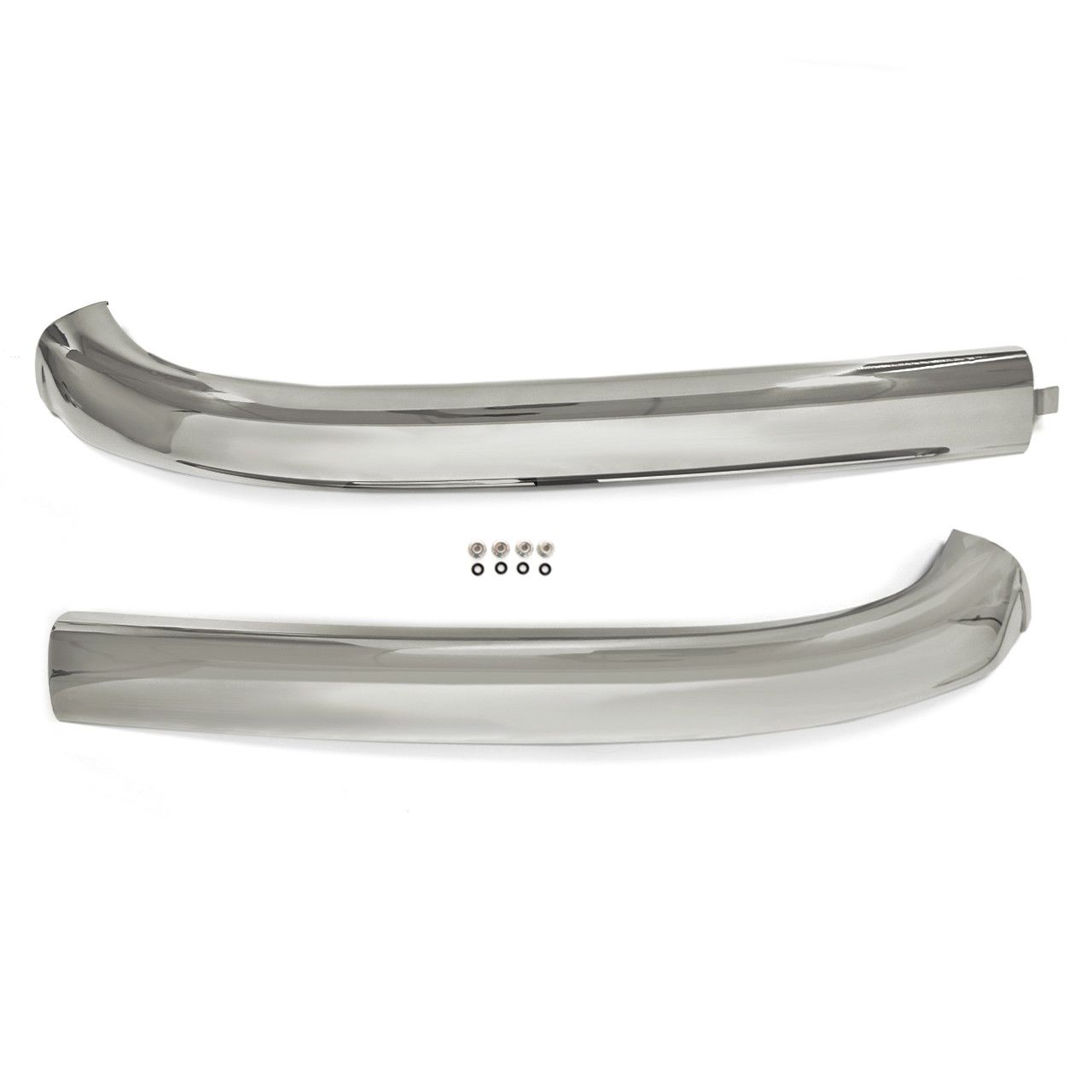 (image for) 65-68 MUSTANG CONVERTIBLE UPPER WINDSHIELD MOLDINGS, PAIR