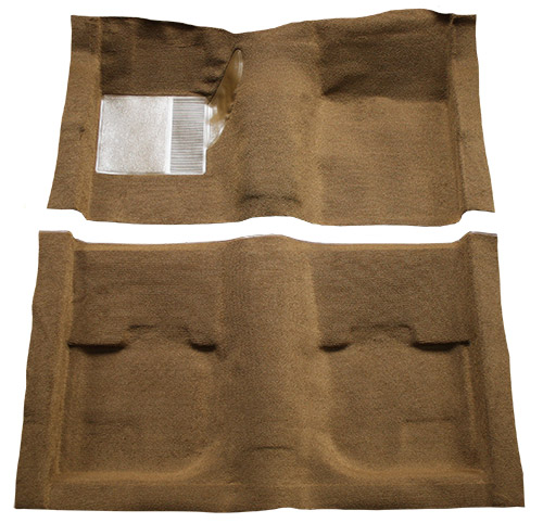 69-70 FASTBACK WITHOUT FOLD DOWNS NYLON CARPET - BLACK