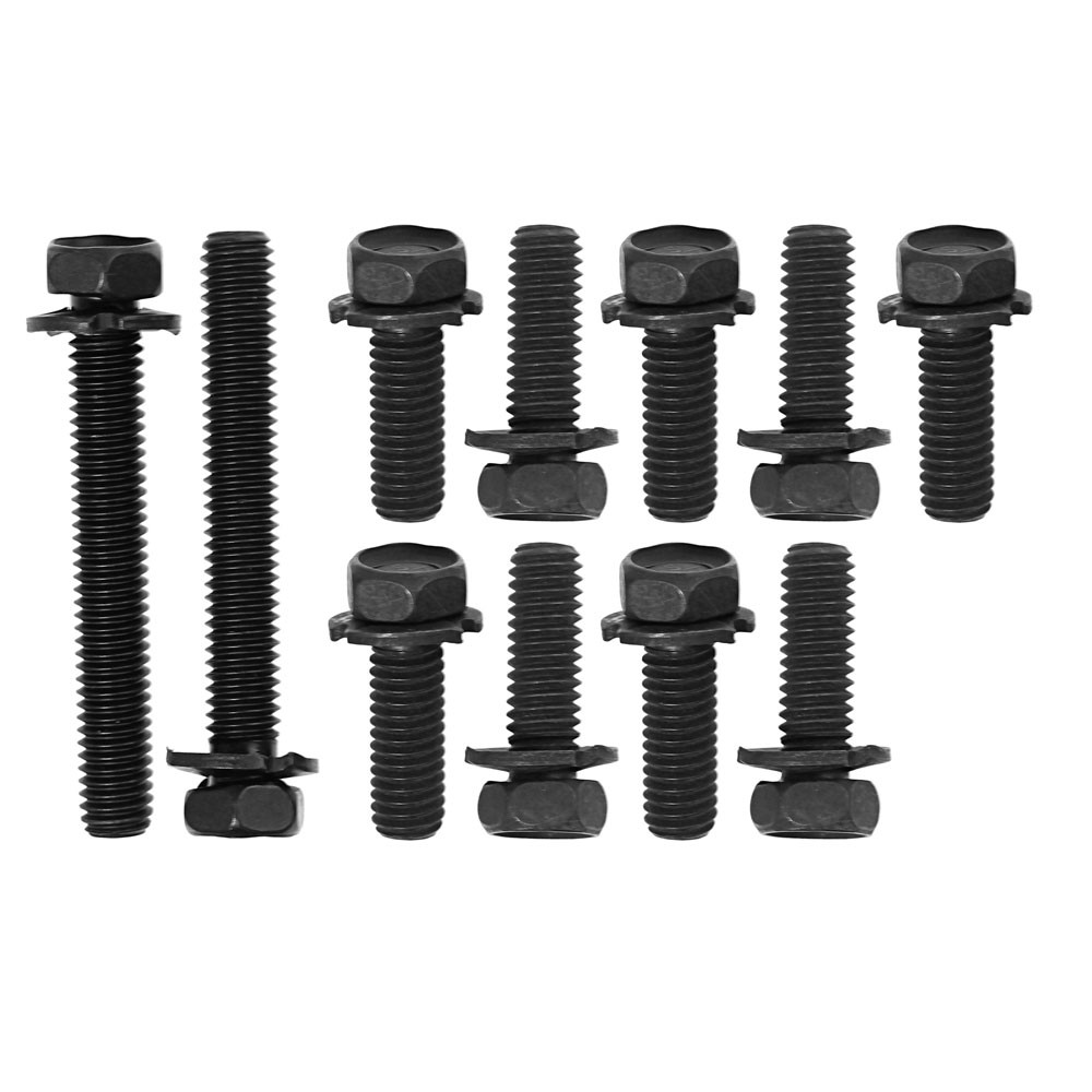 64-67 6 CYL EXHAUST MANIFOLD RAMPLOCK BOLTS - 11 PCS (image for) 64-67 6 CYL EXHAUST MANIFOLD RAMPLOCK BOLTS - 11 PCS