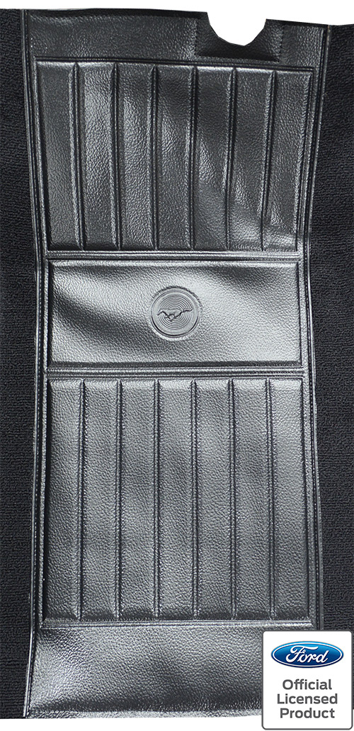 CARPET 71-73 MACH 1 BLACK/BLACK INSERT