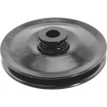 65-67 V8 WITH A/C BLACK POWER STEERING PUMP PULLEY