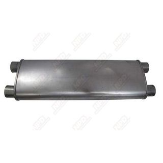 68-70 V8 TRANSVERSE MUFFLER - DUAL EXHAUST (image for) 68-70 V8 TRANSVERSE MUFFLER - DUAL EXHAUST