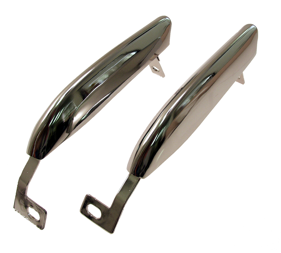 (image for) 67-68 FRONT BUMPER GUARDS WITHOUT RUBBER BUMPERS