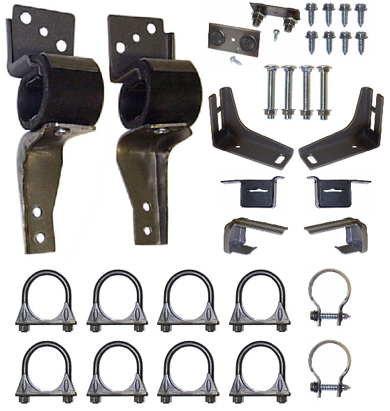 67-69 DUAL EXHAUST 2" HANGER KIT (image for) 67-69 DUAL EXHAUST 2" HANGER KIT