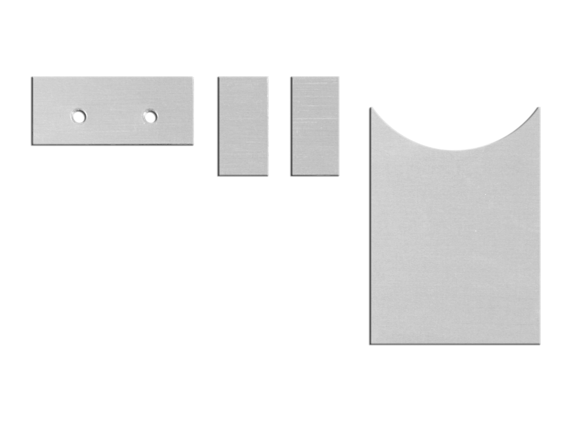 67 DELUXE INTERIOR AC VENT ALUMINUM INSERT (image for) 67 DELUXE INTERIOR AC VENT ALUMINUM INSERT