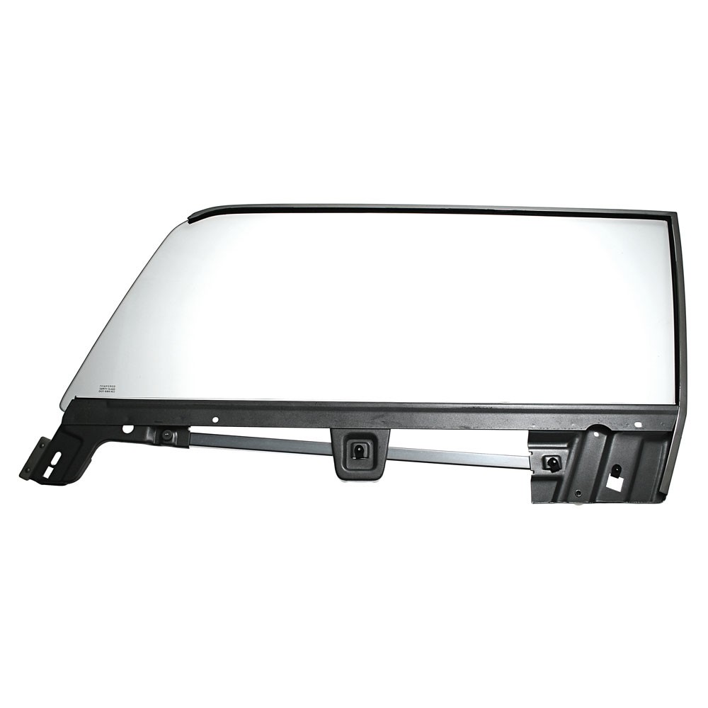 (image for) 67-68 LH COUPE DOOR GLASS ASSEMBLY WITH FRAME - CLEAR