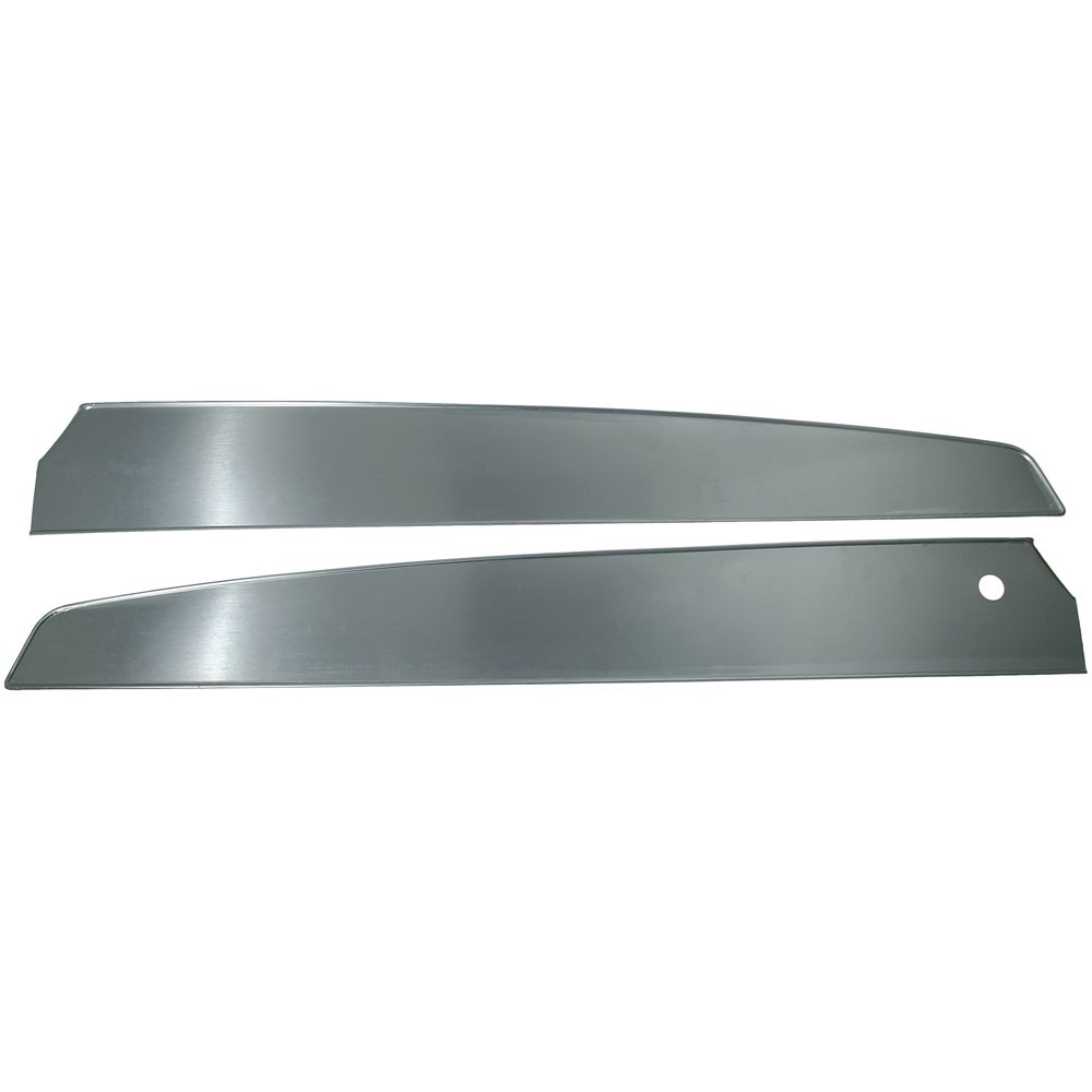 67 DELUXE DOOR ALUMINUM TRIM PANELS WITH HOLE