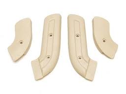(image for) 68-70 SEAT HINGE COVERS - WHITE