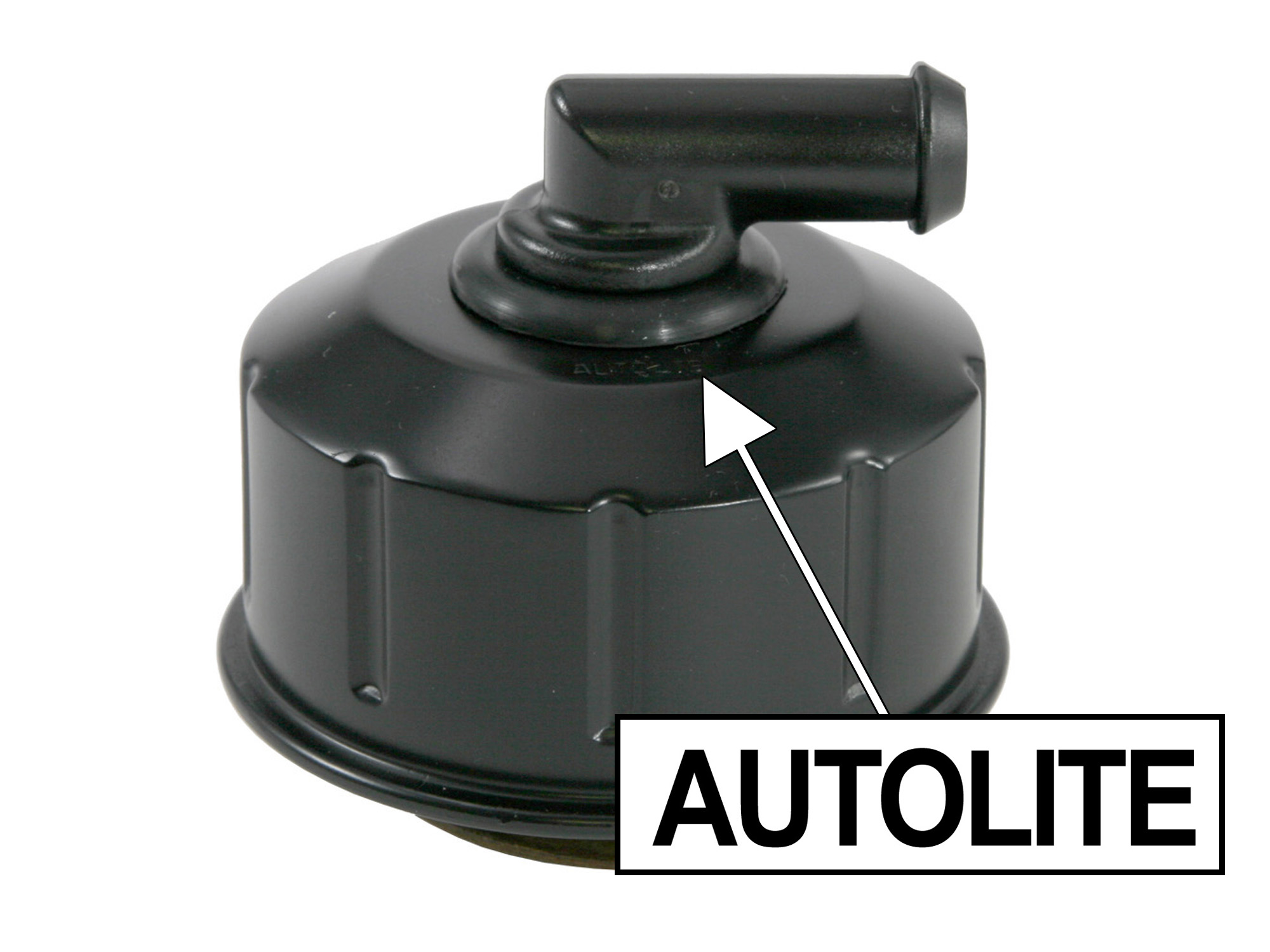 68-70 OIL BREATHER CAP - CLOSED EMISSION - BLACK