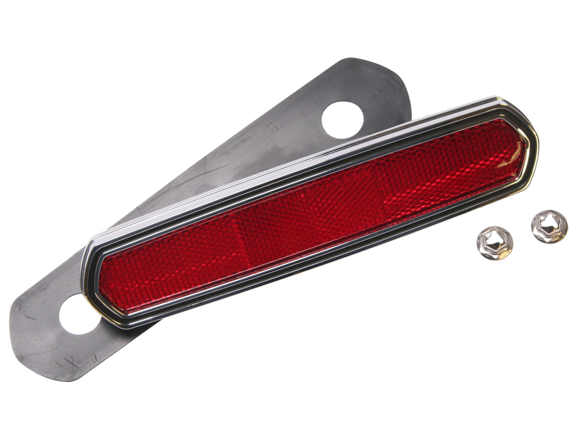 68 REAR QUARTER REFLECTOR AFTER 2/68 - REPRODUCTION