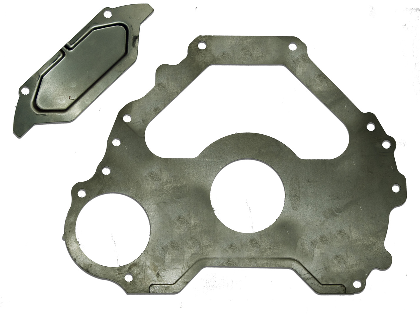 68-73 SMALL BLOCK 302/351 C4 TRANSMISSION SPACER PLATE - ( FITS