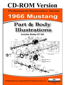 (image for) 66 MUSTANG PARTS & BODY ILLUSTRATIONS