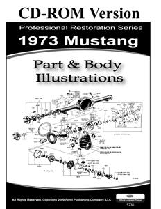 73 MUSTANG PARTS & BODY ILLUSTRATIONS (image for) 73 MUSTANG PARTS & BODY ILLUSTRATIONS