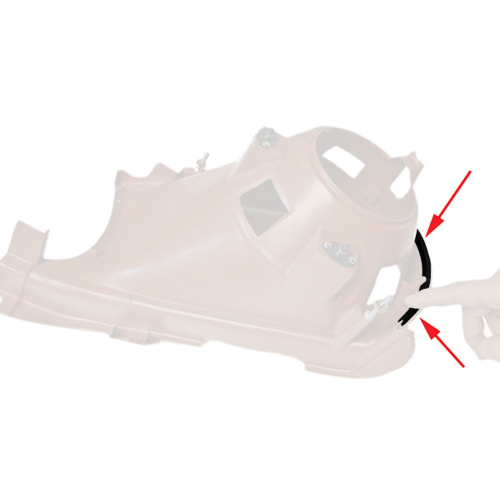 67-70 FRONT FENDER EXTENSION SEALS (image for) 67-70 FRONT FENDER EXTENSION SEALS