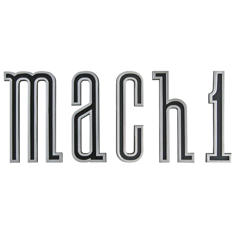 (image for) 70 MACH 1 ROCKER MOLDING EMBLEM-5PC