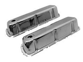 70-73 351C VALVE COVERS - CHROME