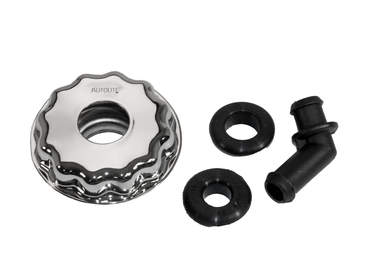 68-73 OIL BREATHER WITH PCV - CHROME