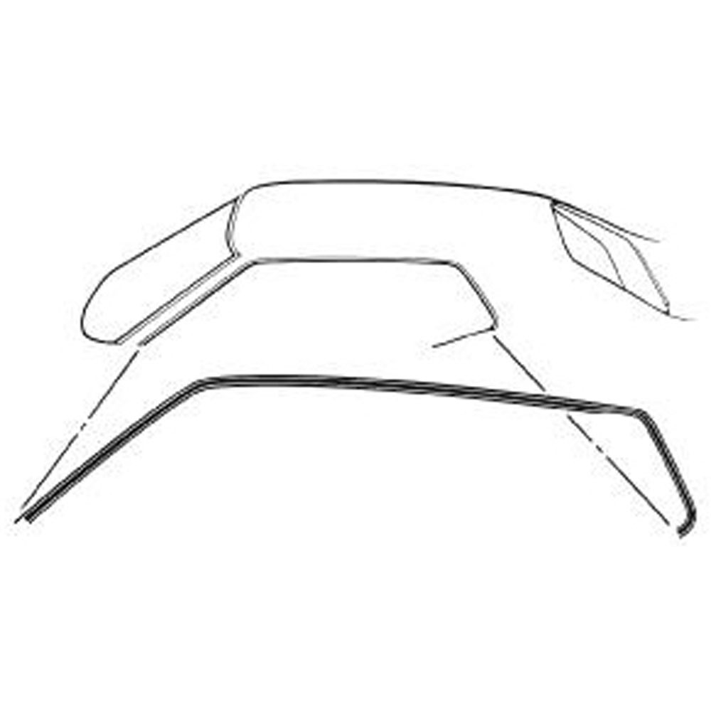 71-73 COUPE / FASTBACK ROOF RAIL WEATHERSTRIP