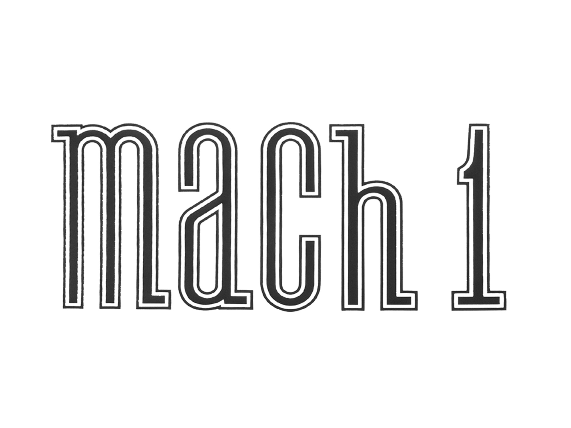 (image for) 71-72 MACH 1 TRUNK DECAL - BLACK
