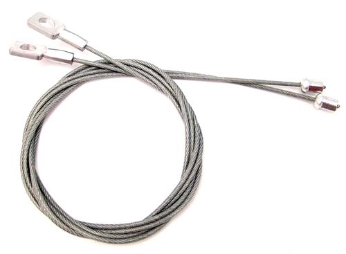 (image for) 83-88 & 91-93 CONVERTIBLE TOP 34-5/8" SIDE TENSION CABLES