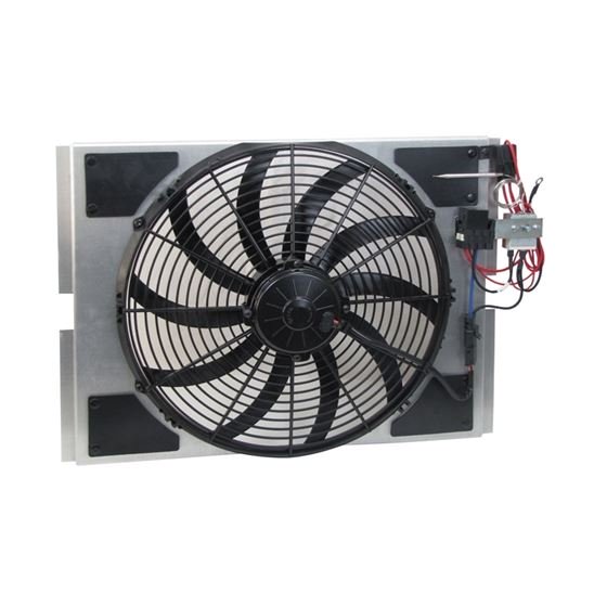 67-70 ELECTRIC FAN ASSEMBLY, FOR V8 WITH 20" RADIATOR (image for) 67-70 ELECTRIC FAN ASSEMBLY, FOR V8 WITH 20" RADIATOR