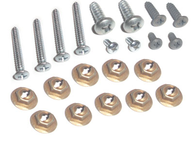 (image for) 67 OEM FLOOR CONSOLE MOUNTING HARDWARE - 22 PCS