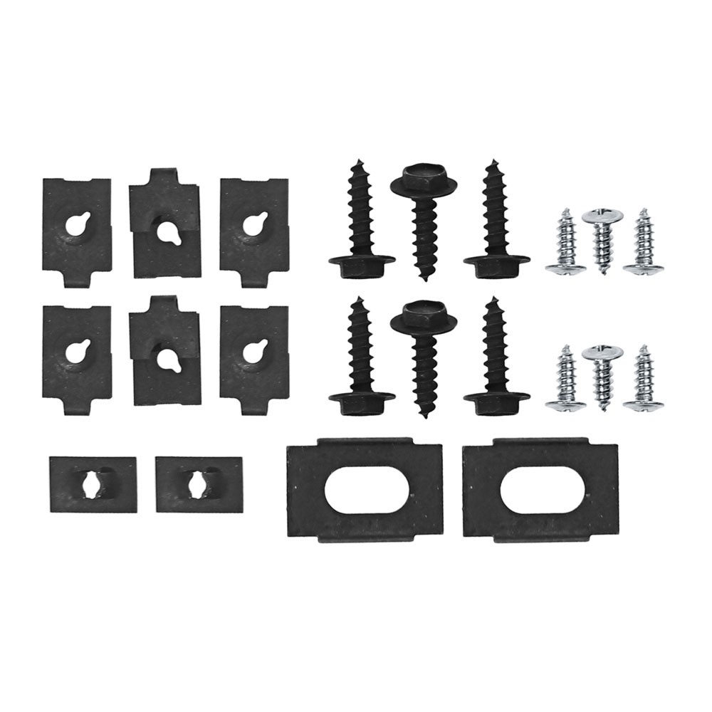 67-68 HARDWARE FOR WIDE GRILLE OPENING MOLDING - 22 PCS