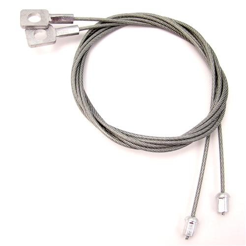 (image for) LATE 90-91 CONVERTIBLE TOP 38-3/8" SIDE TENSION CABLES